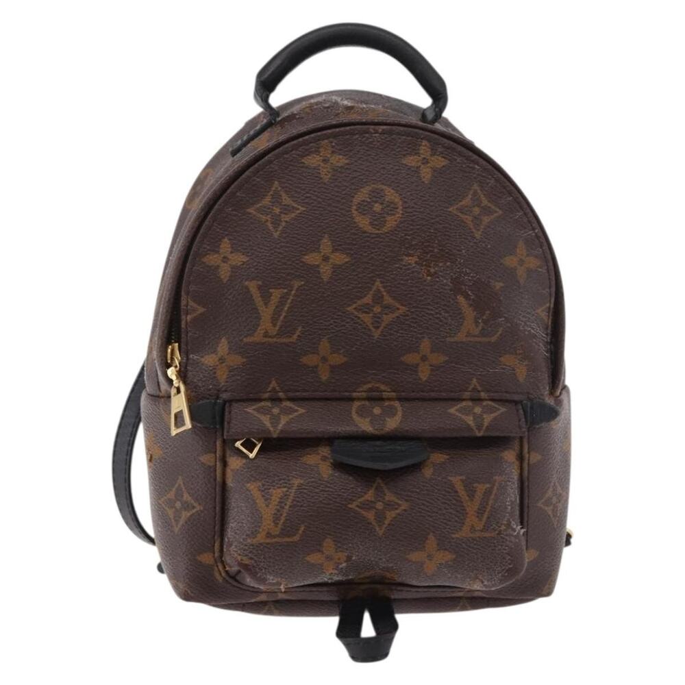 Louis Vuitton Monogram Palm Springs Mini Backpack Brown